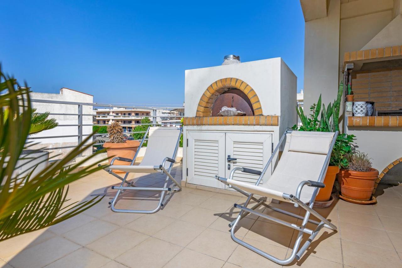 Sunny Penthouse,Modern Amenities+Aegean View Apartment Rhodes City Exterior foto